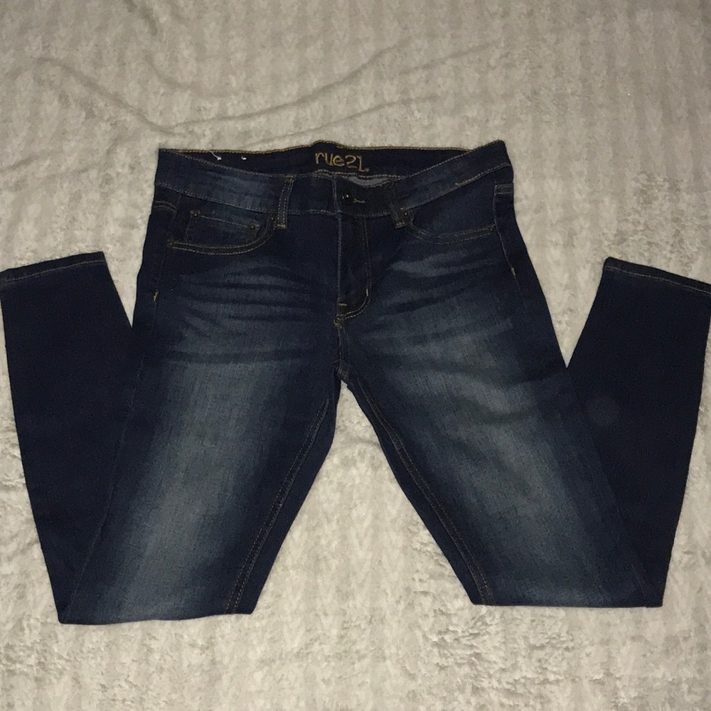 Skinny mid rise jeggins